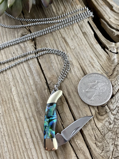 Rough Rider Necklace + Abalone
