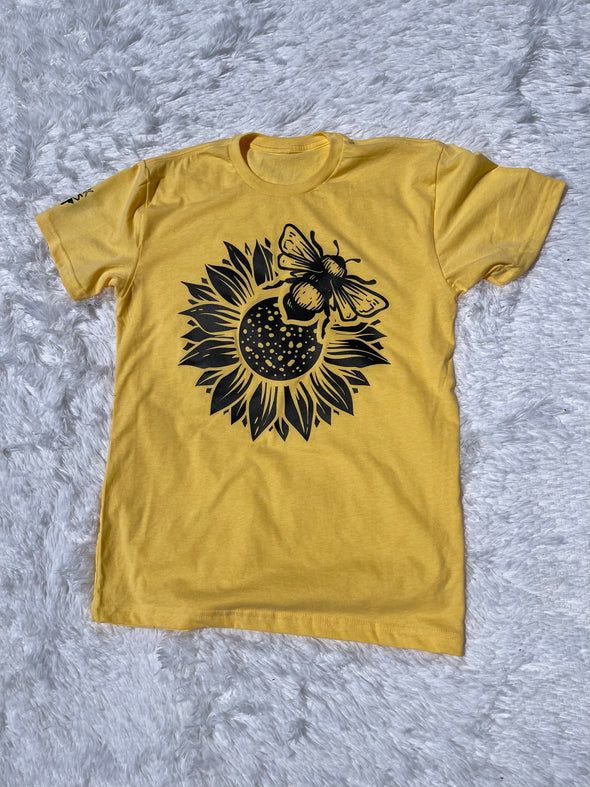 Bee The Sunflower Tee | Banana Cream