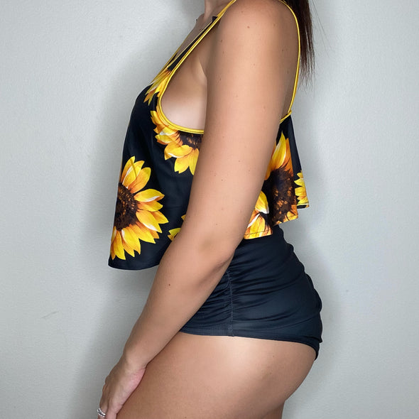 Sunflower Women's Ruffled Bikini | Black