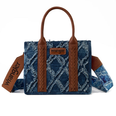 Wrangler Frayed Denim Tote