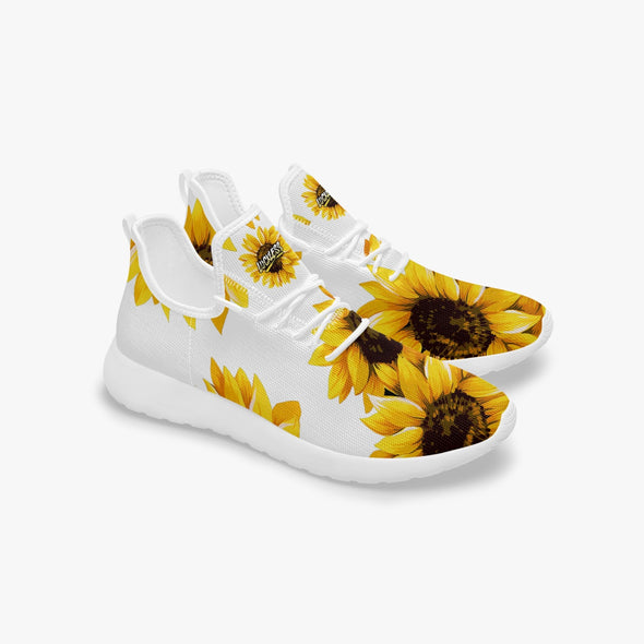 Sunflower Mid-Top Sneakers | White