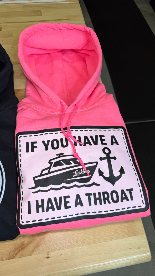 Boat Throat Hoodie Luckless Outfitters