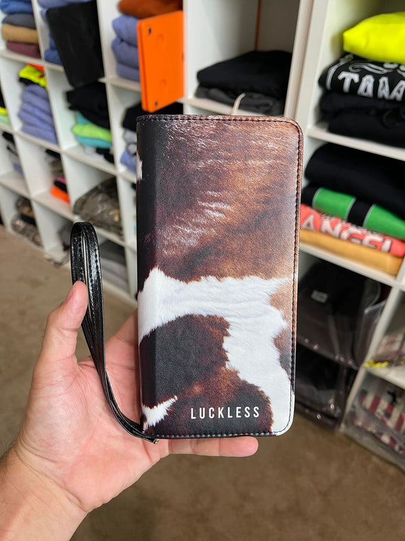 L U C K L E S S Cowhide Clutch Wallet