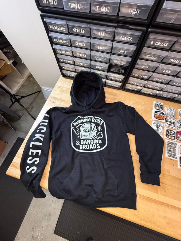 Burning Rods Hoodie Luckless Outfitters