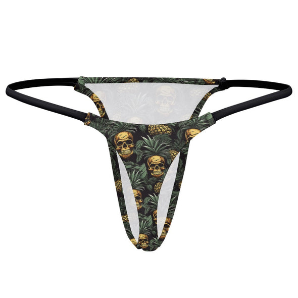 Pineapple Skull Thong