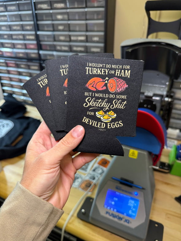 Sketchy For Deviled Eggs Koozie Luckless Outfitters