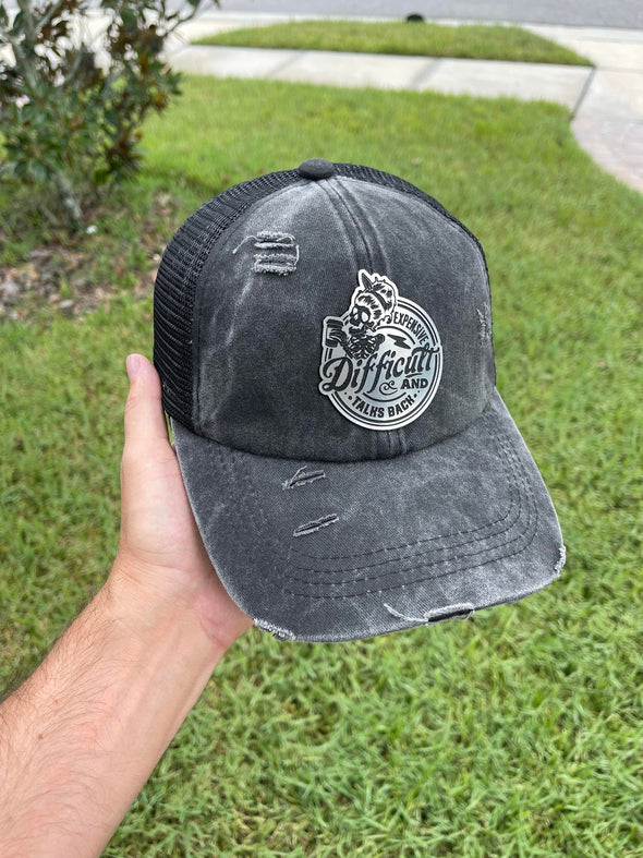Expensive & Difficult Ponytail Hat