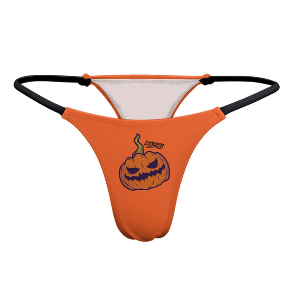 Jack-O-Lantern Yoga Thong