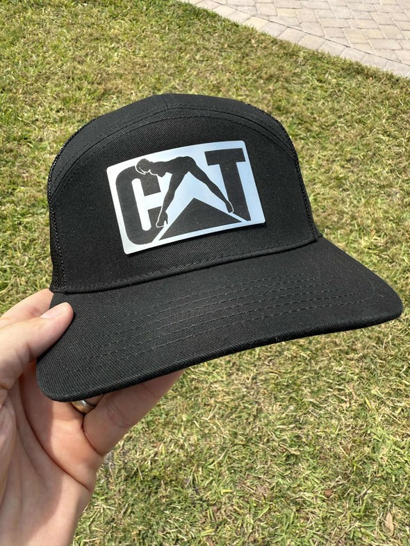 CAT brushed chrome hat