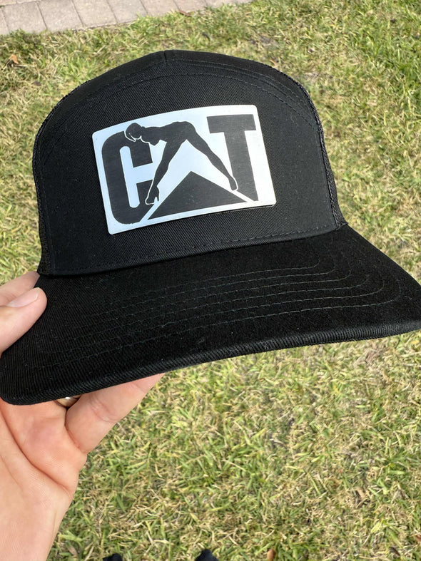 CAT brushed chrome hat