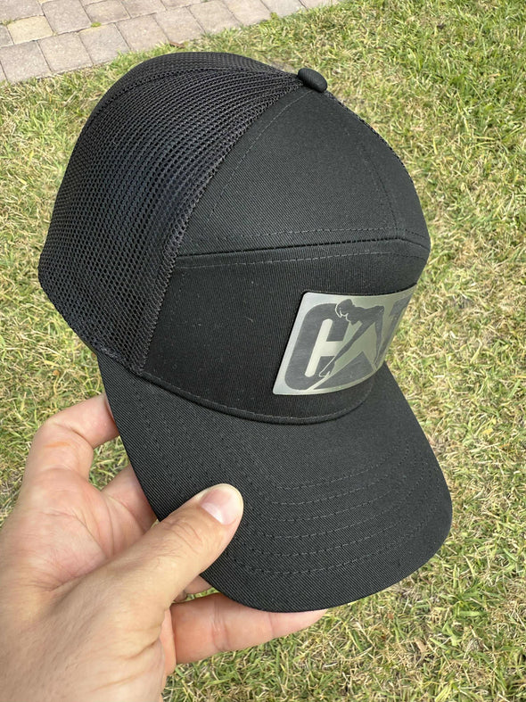 CAT brushed chrome hat