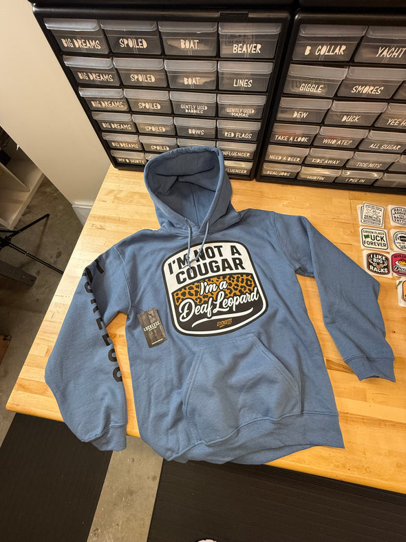 Deaf Leopard Hoodie Luckless Outfitters