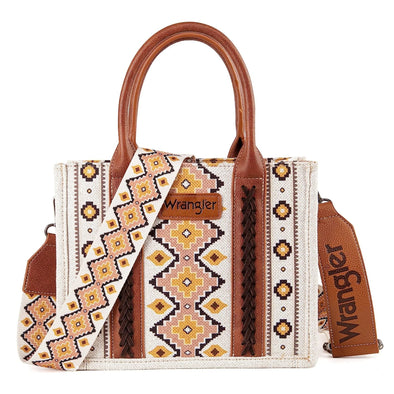 Wrangler Southwestern Canvas Tote - Coffee