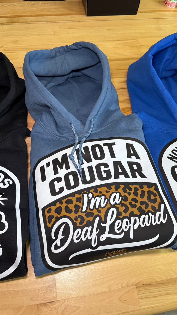 Deaf Leopard Hoodie Luckless Outfitters