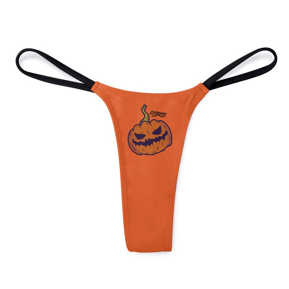 Jack-O-Lantern Yoga Thong