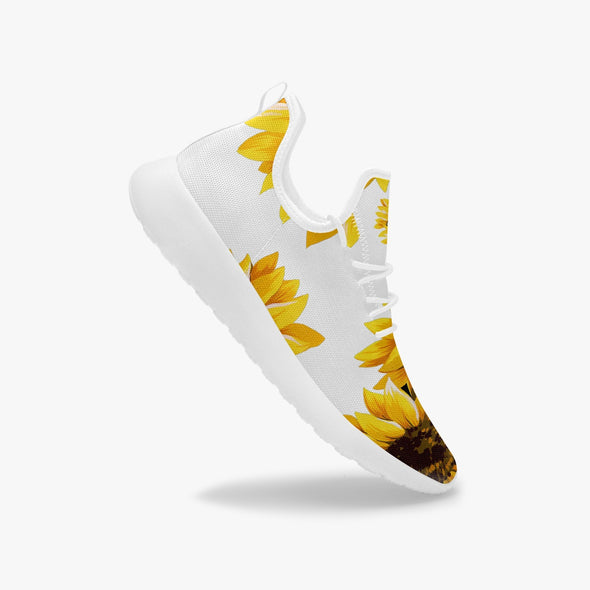 Sunflower Mid-Top Sneakers | White