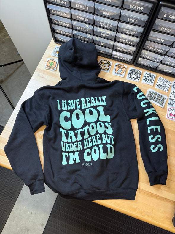 Cool Tattoos Hoodie Luckless Outfitters