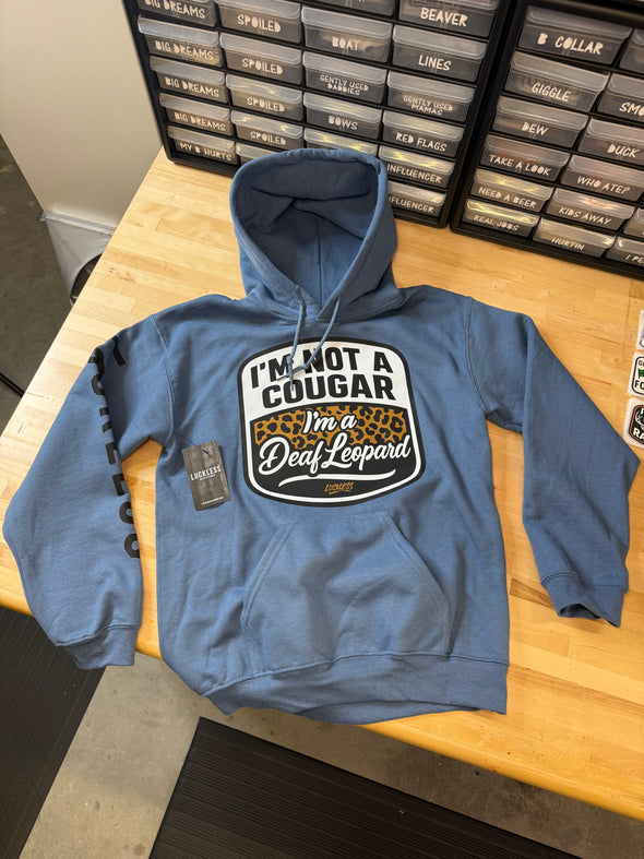 Deaf Leopard Hoodie Luckless Outfitters