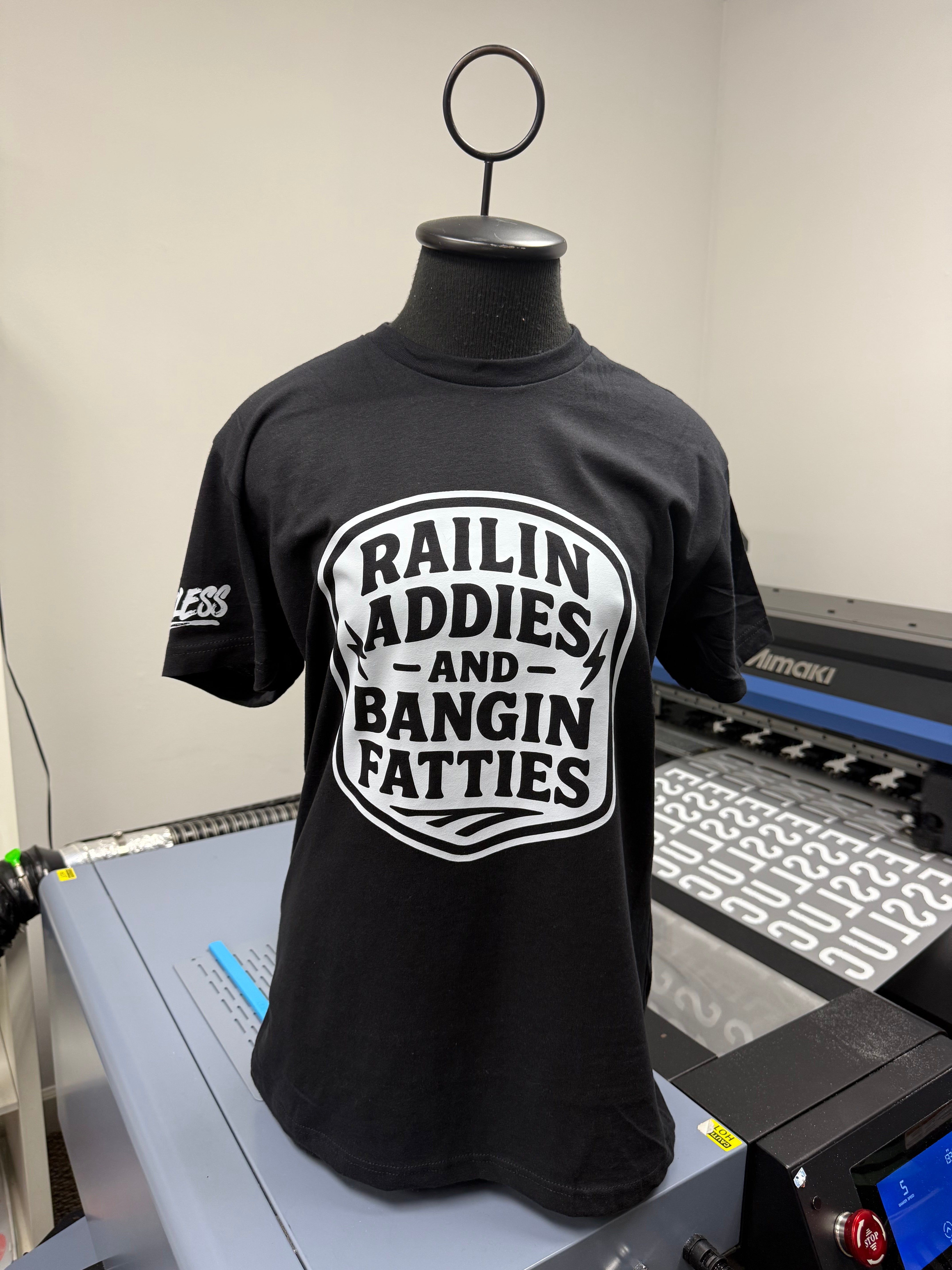 dress shirt fatties "Rolling Fatties" Premium Midweight Ringspun Cotton T-Shirt