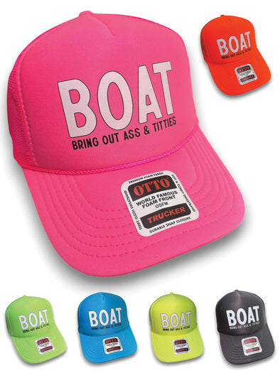 BOAT - Bring Out Ass & Titties Trucker Hat – Luckless Outfitters