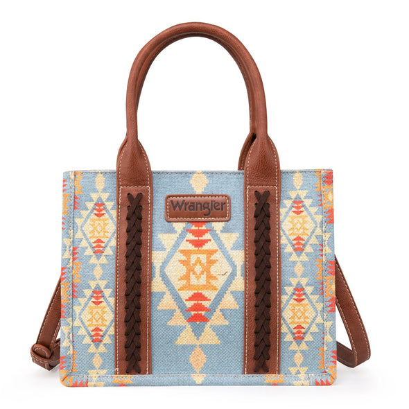 Wrangler Southwestern Canvas Tote - Brown