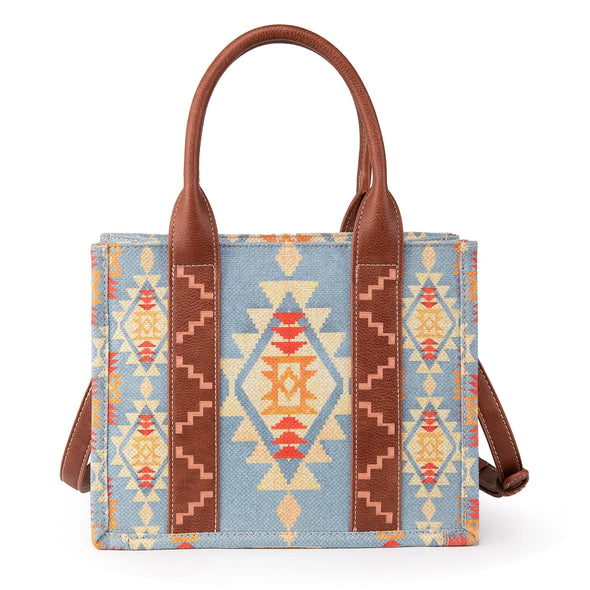 Wrangler Southwestern Canvas Tote - Brown