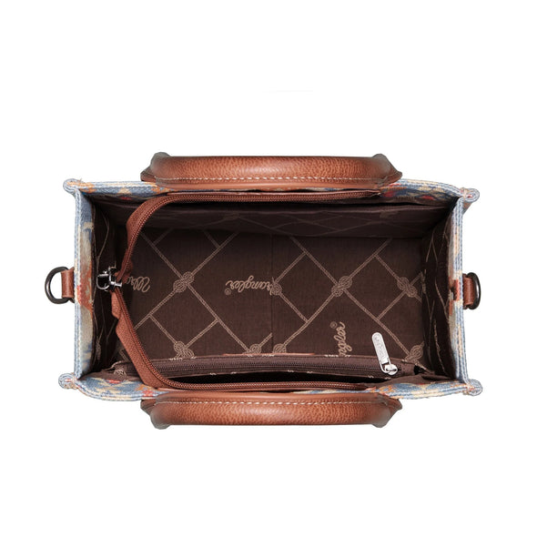 Wrangler Southwestern Canvas Tote - Brown
