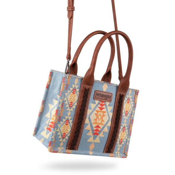 Wrangler Southwestern Canvas Tote - Brown