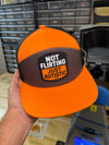 Not Flirting Hat in Burnt Orange by Luckless Outfitters