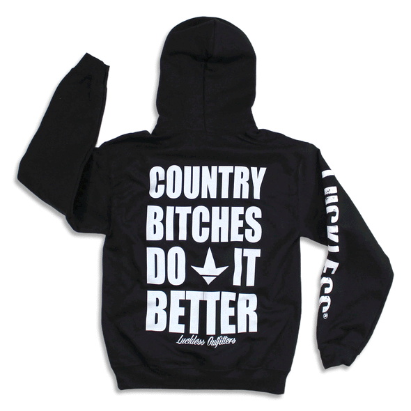 Country B*tches Do it Better | White Hoodie