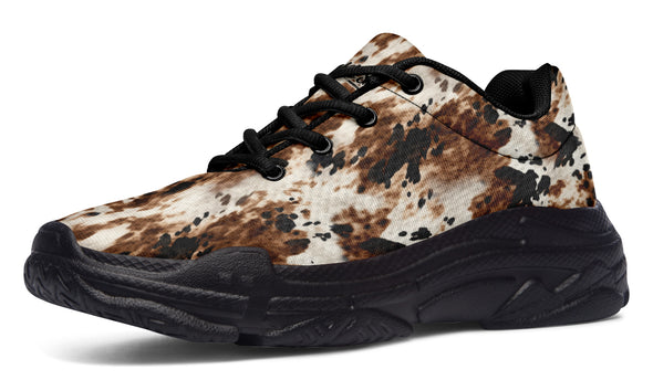Bleach Cowhide Thick Sneaker