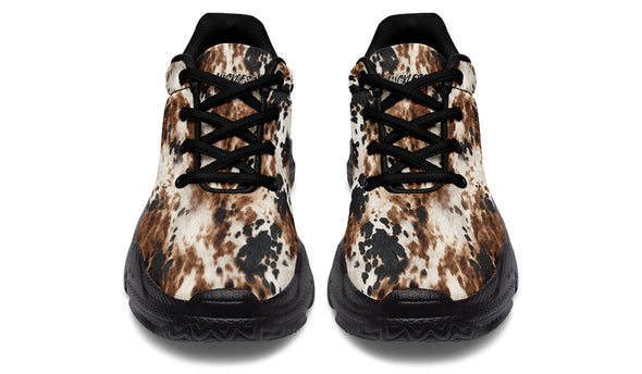 Bleach Cowhide Thick Sneaker
