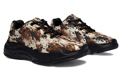 Bleach Cowhide Thick Sneaker