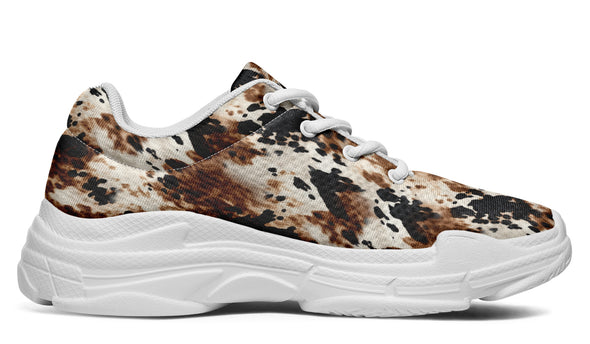 Bleach Cowhide Thick Sneaker