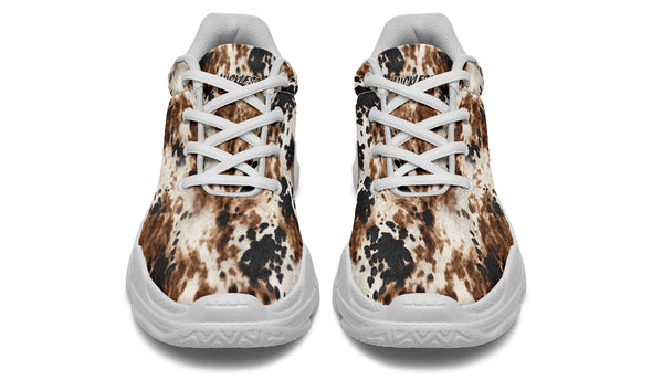 Bleach Cowhide Thick Sneaker