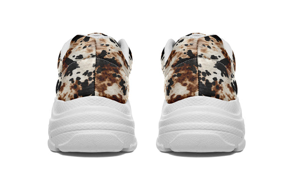 Bleach Cowhide Thick Sneaker