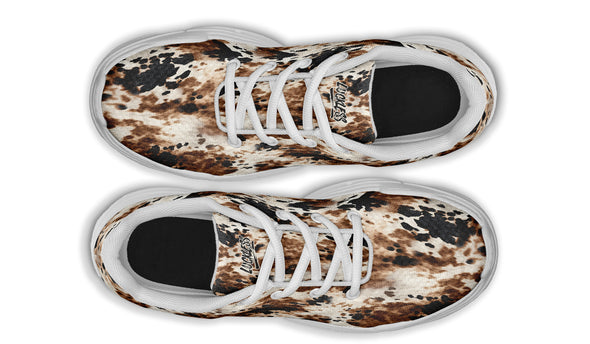Bleach Cowhide Thick Sneaker