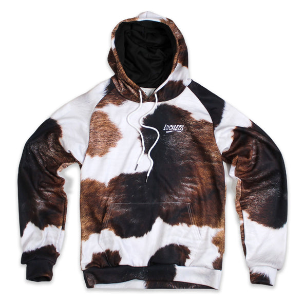 Cowhide Heavy Fleece Raglan Hoodie