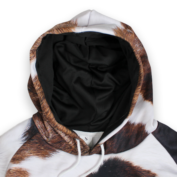 Cowhide Heavy Fleece Raglan Hoodie