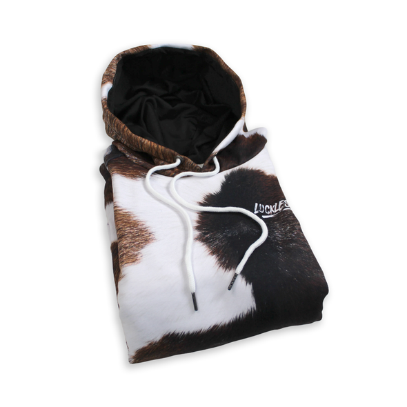 Cowhide Heavy Fleece Raglan Hoodie