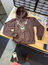 Faux Rhinestone Buck Hoodie Luckless Outfitters