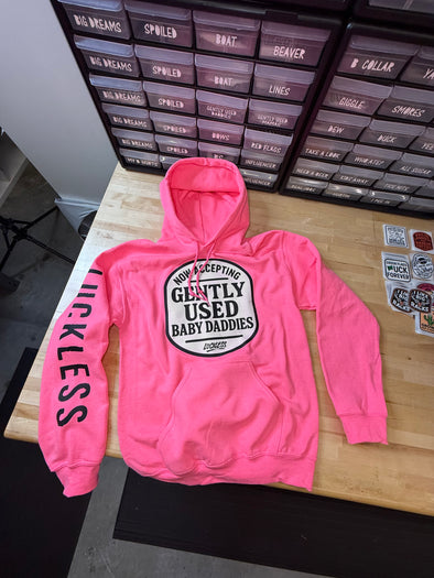 Now Accepting Gently Used Baby Daddies Hoodie Luckless Outfitters