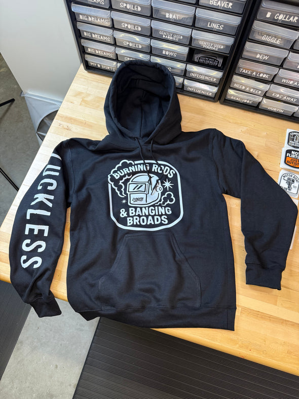 Burning Rods Hoodie Luckless Outfitters