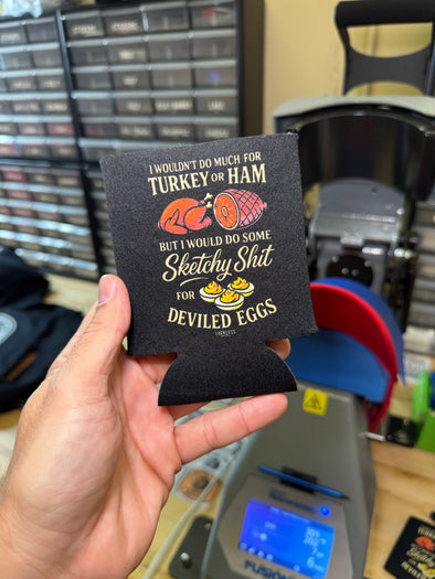 Sketchy For Deviled Eggs Koozie Luckless Outfitters