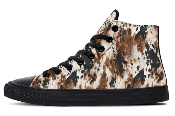 Bleach Cowhide High Tops