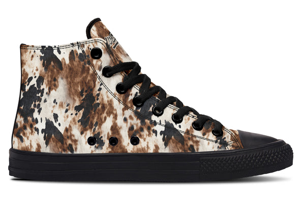 Bleach Cowhide High Tops