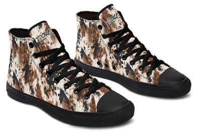 Bleach Cowhide High Tops