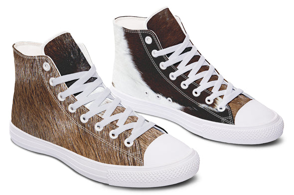 Cowhide High Top