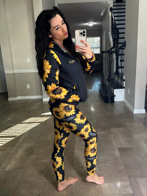 Sunflower Yoga Leggings