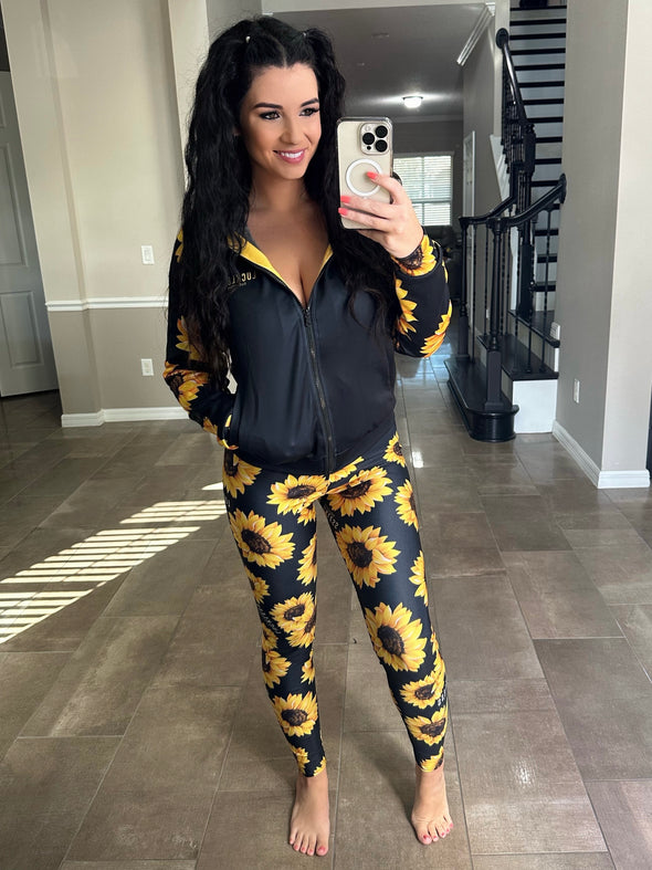 Sunflower Yoga Leggings